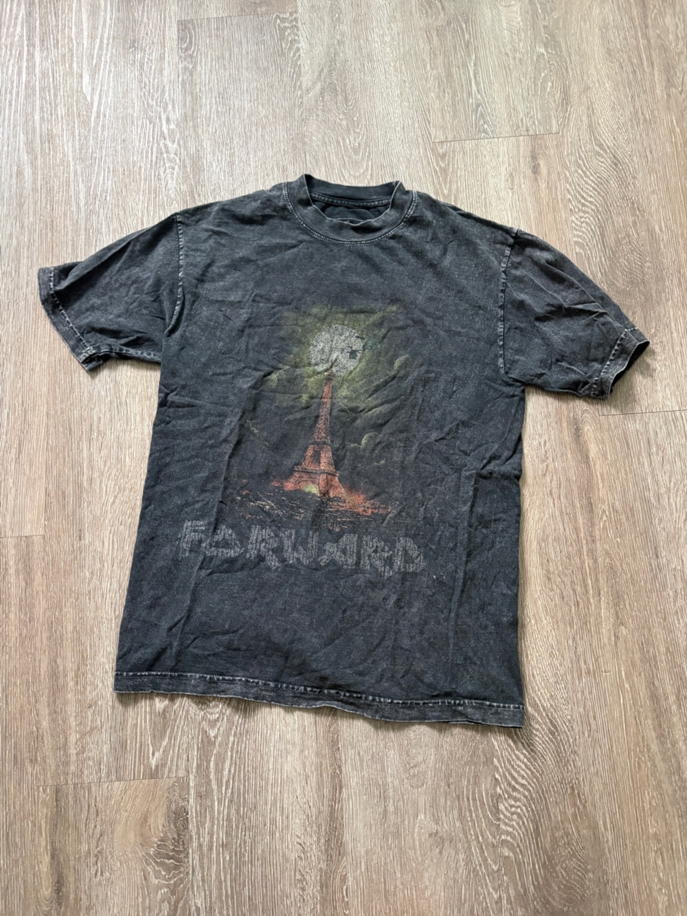 Black Graphic Short-Sleeve Men’s T-Shirt - Size Small